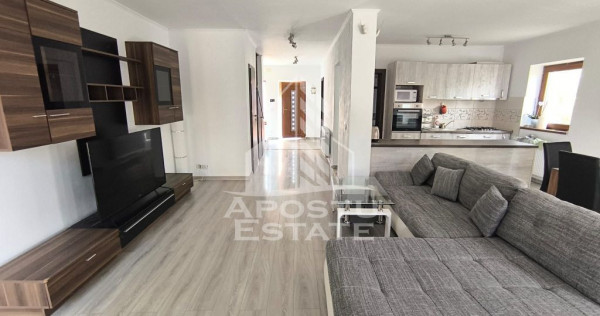 Duplex cu 4 camere,3 bai mobilat si utilat,Dumbravita