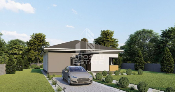 Casa Noua de Vanzare cu Teren - Proiect Personalizabil Zona Aradul Nou