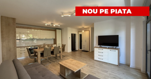 Apartament 3 camere, 74mp utili, etajul 1, mobilat si utilat
