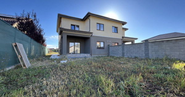 Duplex 5 camere, 128mp utili, 300mp teren in Mosnita Noua, z