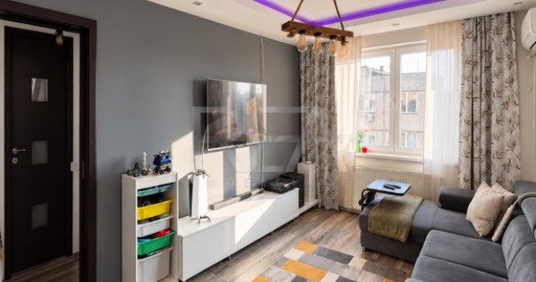 3 camere - 70 mp - Renovat - Metrou Gorjului - Moinești