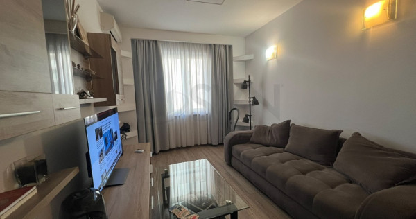 Apartament 2 camere l Mobilat l Floreasca l Barbu Vacarescu l Metrou l Autobuz l Boxa