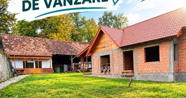 Proprietate cu doua case ,Hoghiz,Brasov