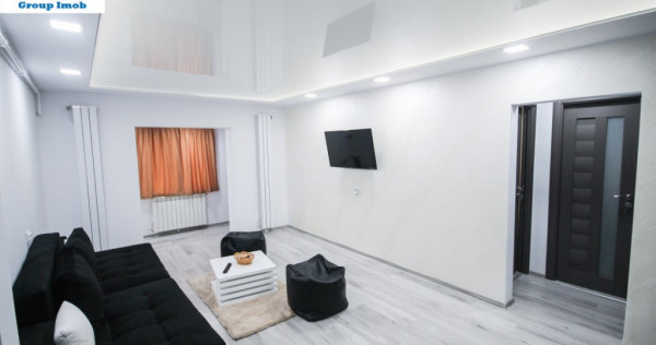 Lux, apartament 3 camere mobilat si utilat, zona Nord