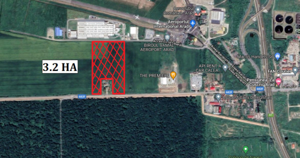 Teren 3.2 ha langa Aeroport - ID : RH-30777-property