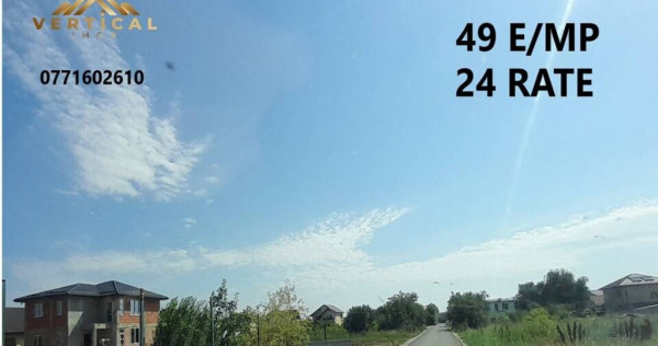 Teren intravilan si in rate comuna Berceni cartierul nou