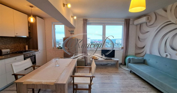 Apartament cu panorama, in zona Pietei Hermes