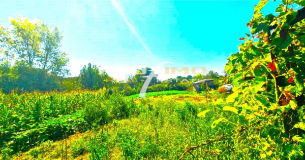 Teren 1486mp.D=50m.cu casa 3 camere locuibila, Tulcea-Somova