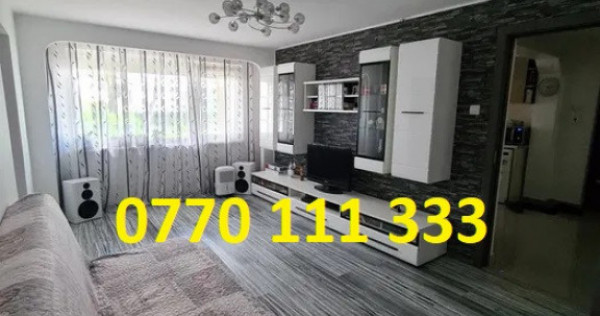 Apartament 3 camere confort 1, Viziru 1, Renovat, Mobilat Ut