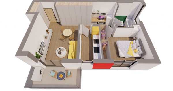 Comision 0%, Apartament cu 2 camere LA CHEIE cu chirias i...