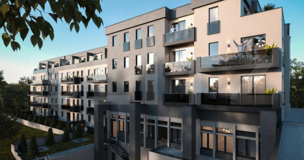 Garsoniera de 41.5 mp, 6 mp balcon, parcare subterana, zona