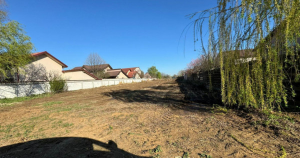 Domnești, Drumul T&acirc;rgului, teren 1250mp, deschidere 20ml,