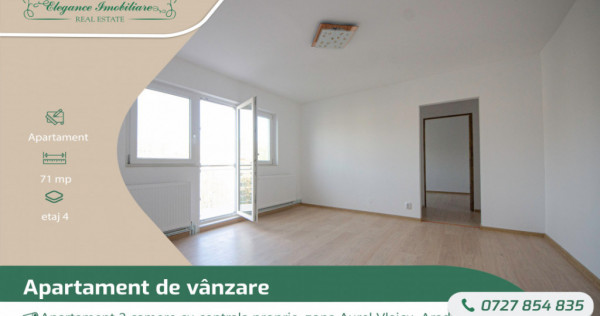 Apartament 2 camere cu centrala proprie, Zona Aurel Vlaicu,