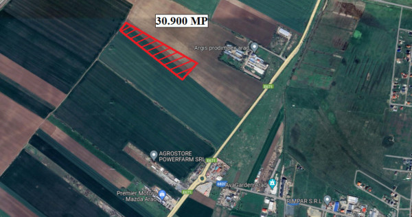Teren extravilan arabil 30900 mp in Arad - ID : RH-40203-property