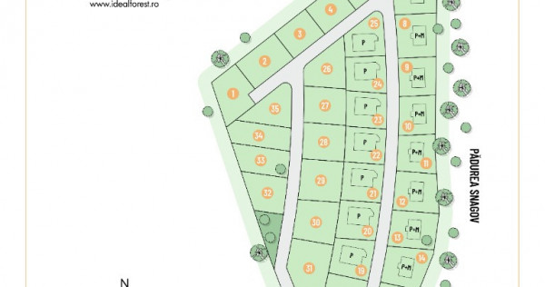 Lot de vanzare 493mp cu deschiderea la Padurea Snagov -Izvorani