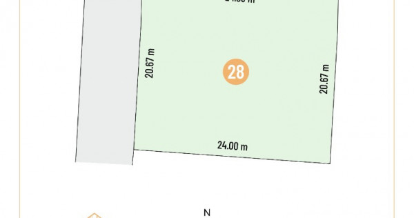 Vindem loturi de teren cu deschidere la padurea Snagov