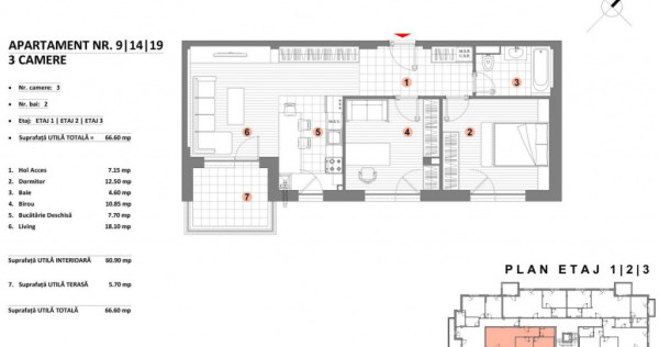 Apartament 3 Camere - Lift - 2023 - Colentina