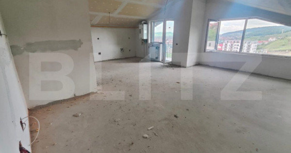 Apartament 3 camere, 67mp, semifinisat, 2 bai, parcare, zona