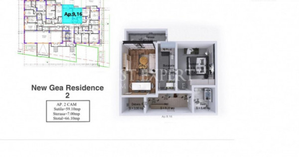 Apartament modern 2 Camere