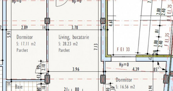 Apartament de 3 camere, semidecomandat, bloc nou, zona Pod I