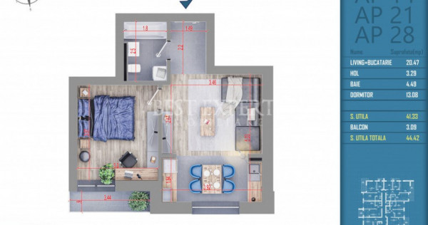 Apartament 2 Camere Theodor Pallady -Finalizare Decembrie 20