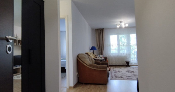 Apartament cu 2 camere finisat si mobilat