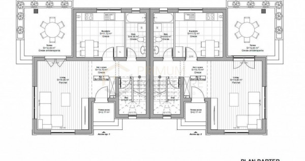 GIROC - Duplex spatios - Zona excelenta - Asfalt - Toate uti