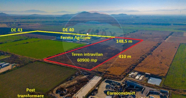 Oportunitate !! Teren intravilan, 60900 mp, zona Hanul di...