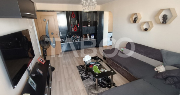 Apartament 2 camere 52 mpu mobilat utilat balcon 4 mp Sebes