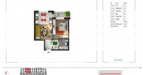 Apartament 2 camere ideal investitie