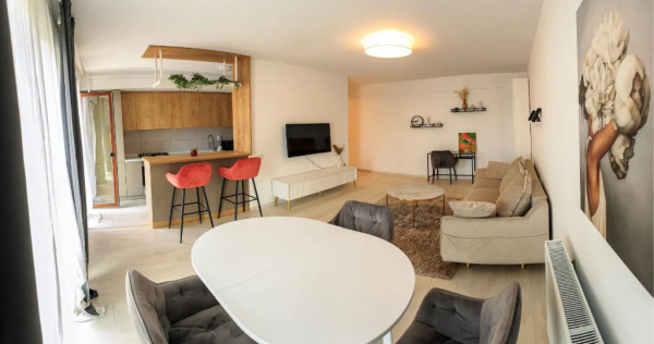 Apartament cu 2 camere, mobilat si utilat-Ozone Residence