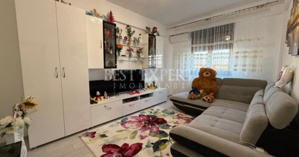 Apartament 3 camere renovat, mobilat si utilat, centrala pro