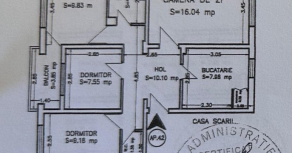 Apartament cu 4 camere decomandat situat in zona CASA DE CUL