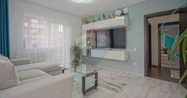 Apartament cu doua camere, mobilat si utilat modern in Sa...