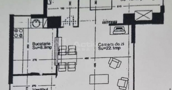 2 camere - Semidecomandat - Piata Alba Iulia