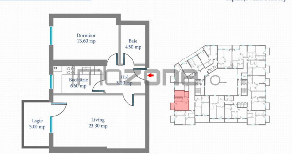 Apartament 2 Camere | 58 mp | Bloc Nou | Metrou Pacii / P...