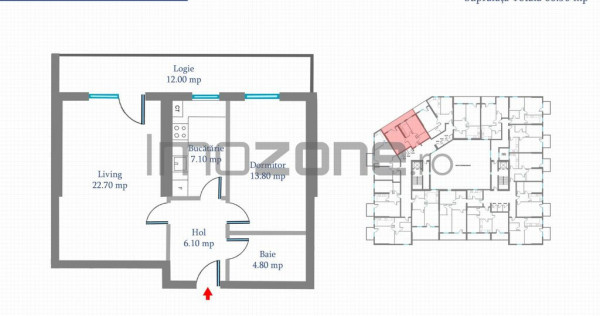 Apartament 2 Camere | 67 mp | Bloc Nou | Metrou Pacii / P...