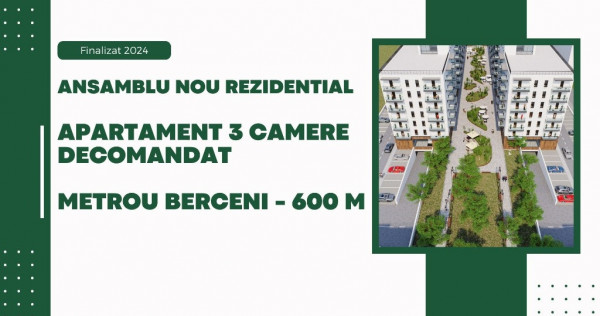 Apartament 3 Camere Metrou Berceni 600 m