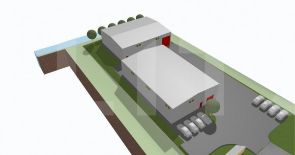 Doua hale industriale 900 utili,teren de 2800mp, Centurii V