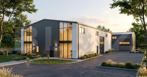 Hale industriale 900mp utili,teren de 2800mp, Centura Valcel