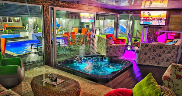Casa individuala , piscina si jacuzzi, LUX, zona Calea Ar...