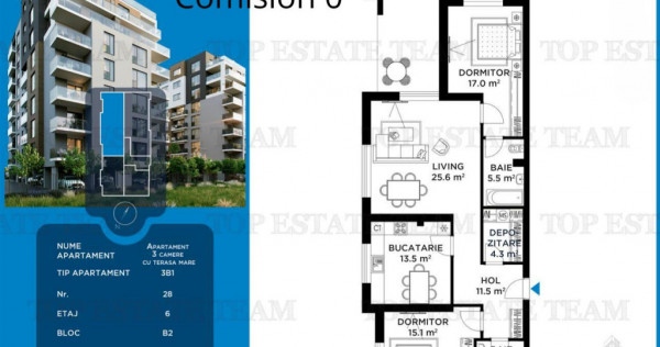 Bucurestii Noi/Straulesti | Bloc nou construit la standarde