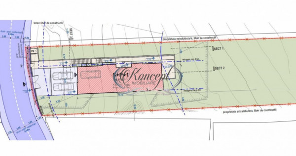 Teren cu proiect autorizat in Faget