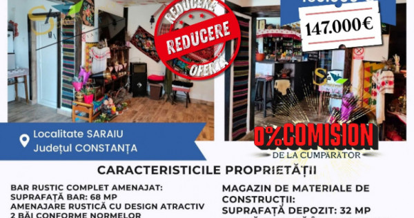 Afacere la cheie de vânzare în Saraiu