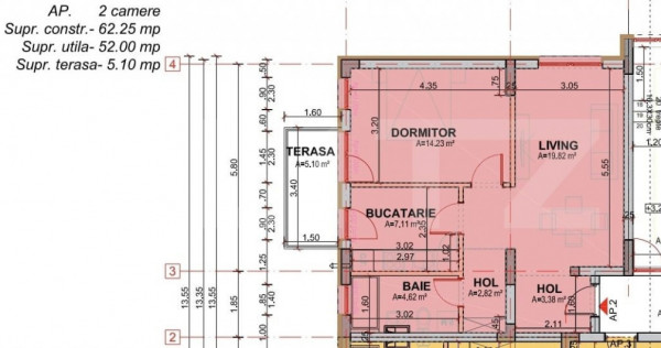 Apartament de 2 camere, de vanzare, in Sanpetru - Brasov