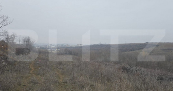 Teren intravilan, 10.000 mp, front peste 150 metri, zona Cur