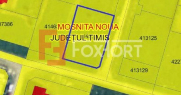 Teren intravilan de 748 mp cu 2 fronturi - Mosnita