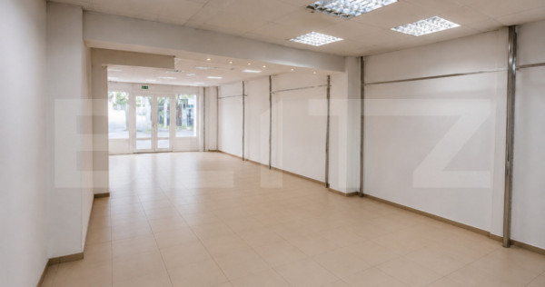 Spatiu comercial cu 3 incaperi, 73 mp, zona Cetate,perfect p