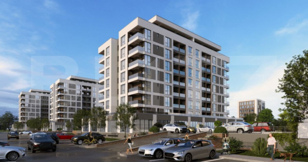 Microapartament cu 2 camere, 40 mp, bloc nou, plata la dezvo