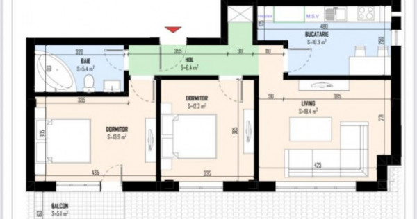 Spre vanzare apartament de 3 camere - Bragadiru